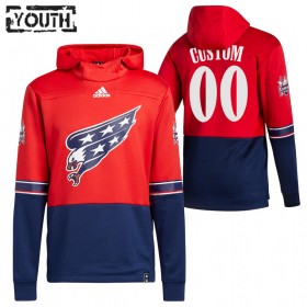 Kinder Washington Capitals Custom 2020-2021 Reverse Retro Pullover Hooded Sweatshirt